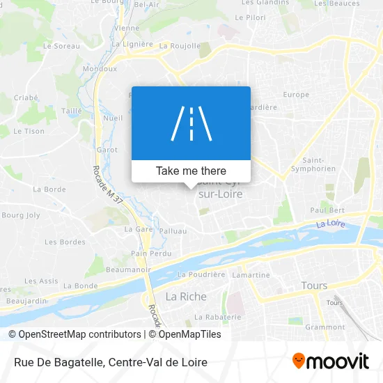 Rue De Bagatelle map