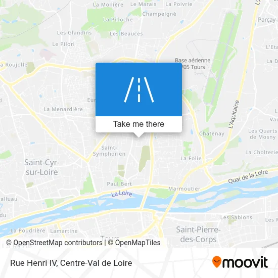 Rue Henri IV map