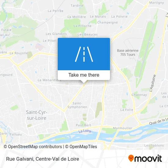 Rue Galvani map