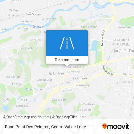 Rond-Point Des Peintres map