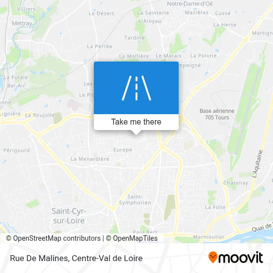 Rue De Malines map