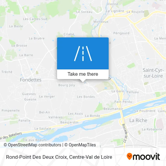 Rond-Point Des Deux Croix map