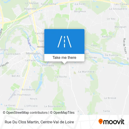 Rue Du Clos Martin map