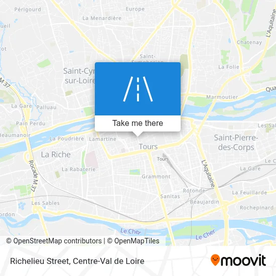 Rue Richelieu map