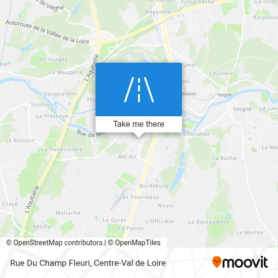 Rue Du Champ Fleuri map