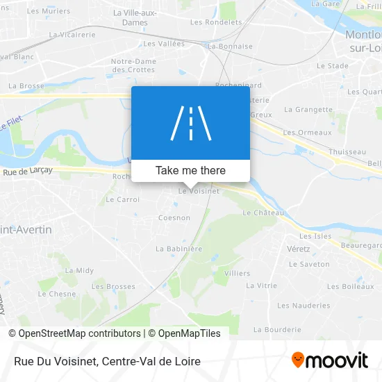 Rue Du Voisinet map