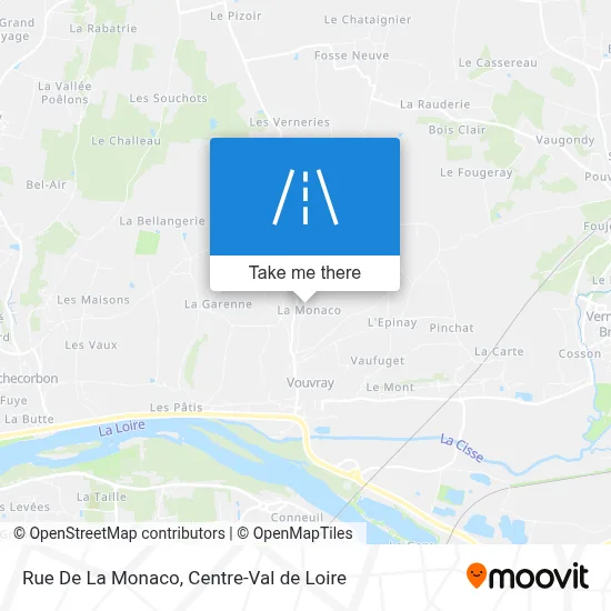 Rue De La Monaco map