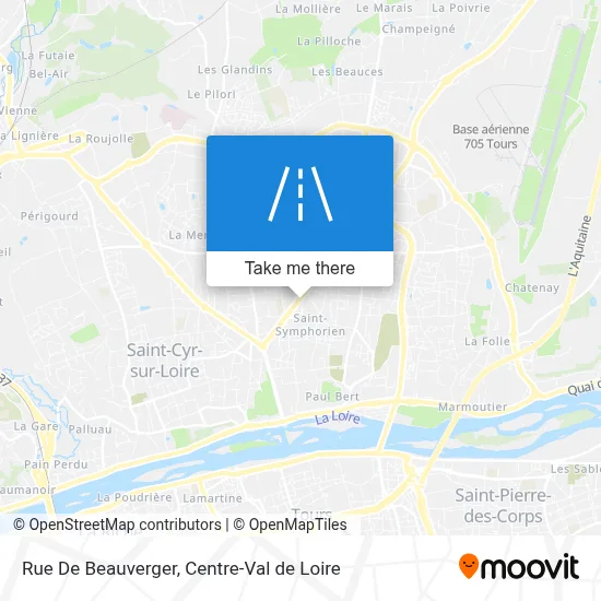 Rue De Beauverger map