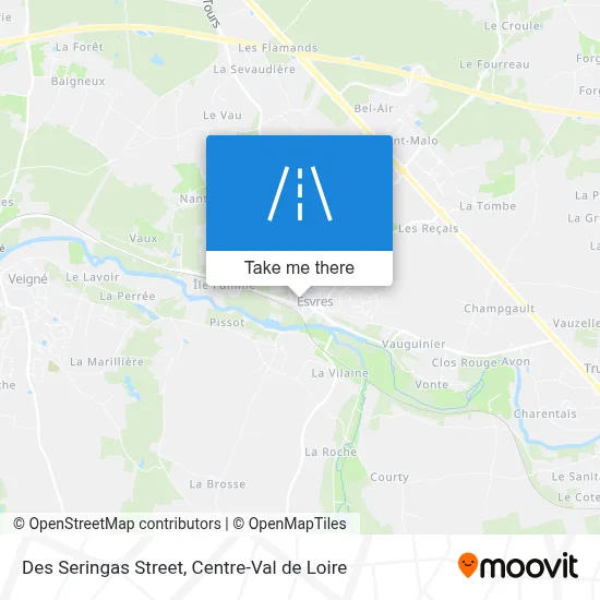Rue Des Seringas map
