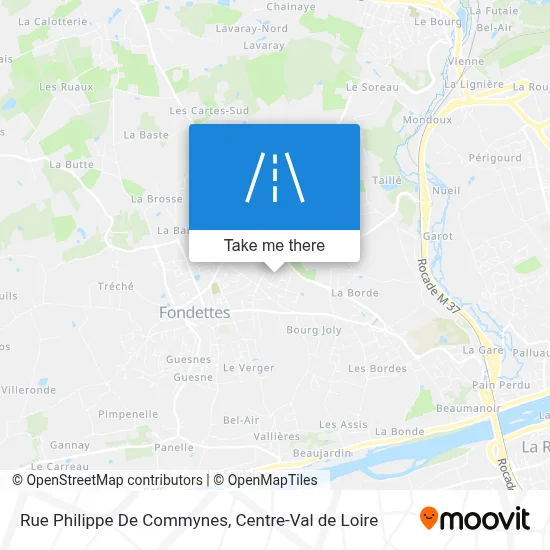 Rue Philippe De Commynes map