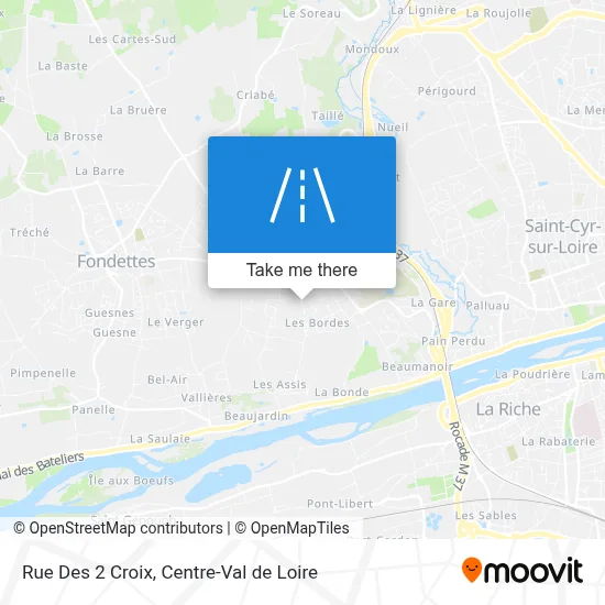 Rue Des 2 Croix map