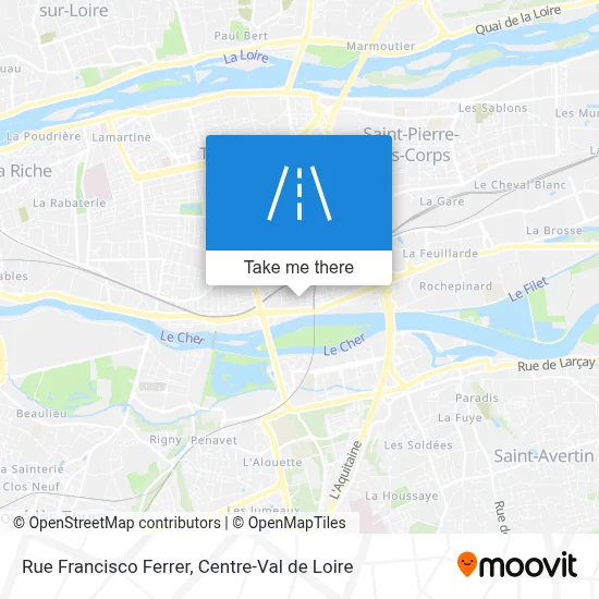 Rue Francisco Ferrer map