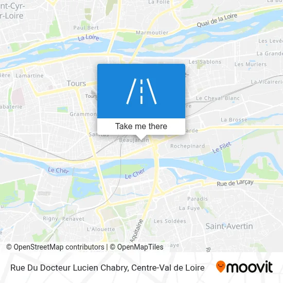 Rue Du Docteur Lucien Chabry map