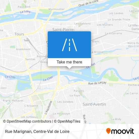 Rue Marignan map