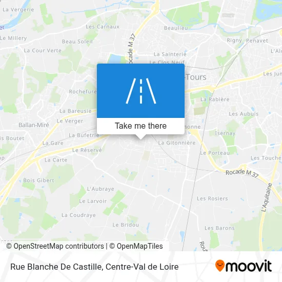 Rue Blanche De Castille map
