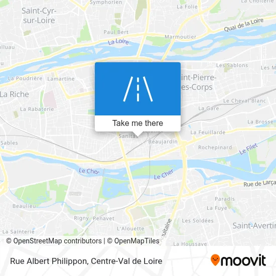 Rue Albert Philippon map