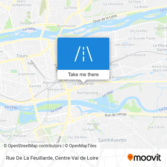 Rue De La Feuillarde map