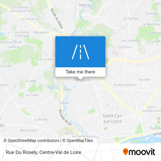 Rue Du Rosely map