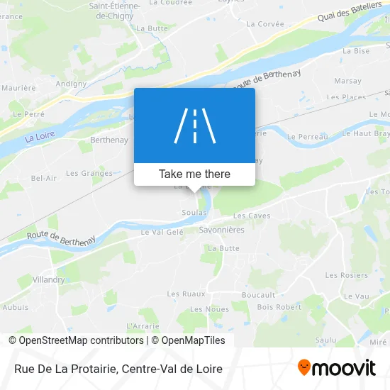 Rue De La Protairie map