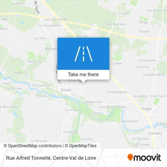 Rue Alfred Tonnellé map