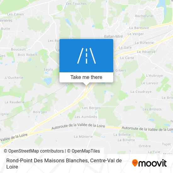 Rond-Point Des Maisons Blanches map