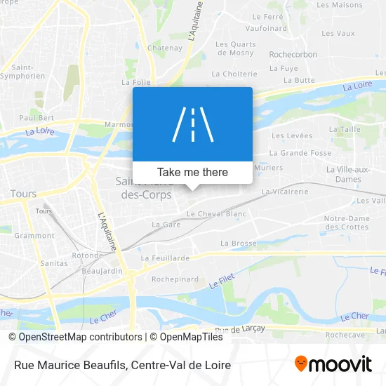 Rue Maurice Beaufils map