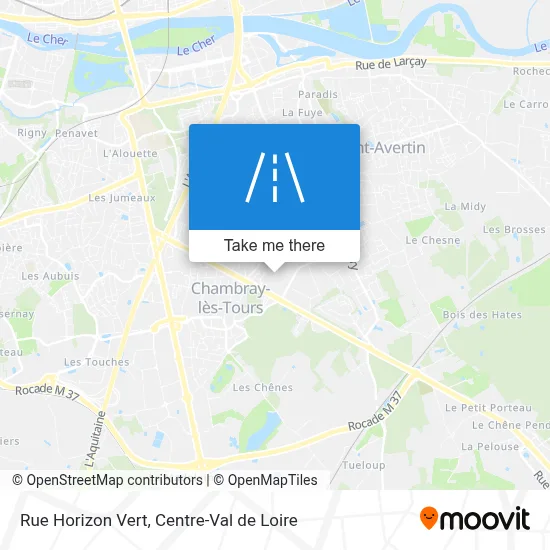 Rue Horizon Vert map