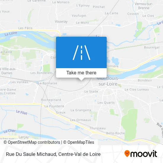 Rue Du Saule Michaud map