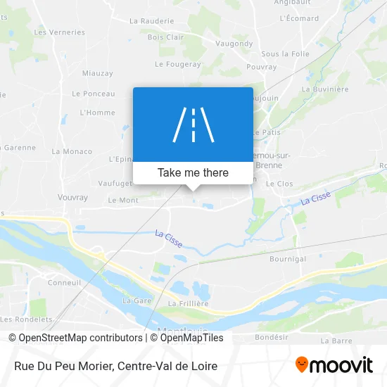 Rue Du Peu Morier map