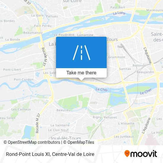Rond-Point Louis XI map
