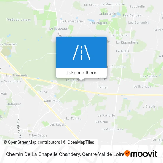 Chemin De La Chapelle Chandery map