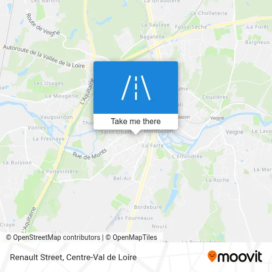 Rue Renault map