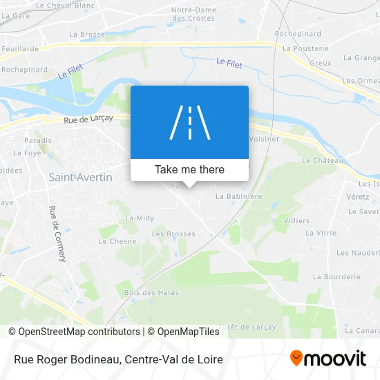 Rue Roger Bodineau map
