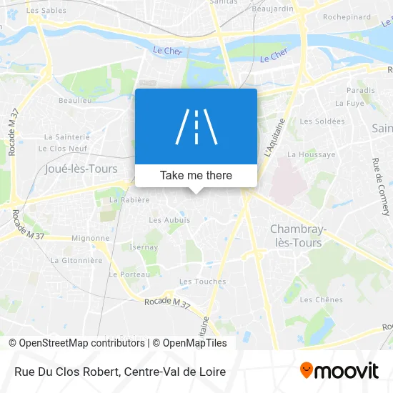 Rue Du Clos Robert map