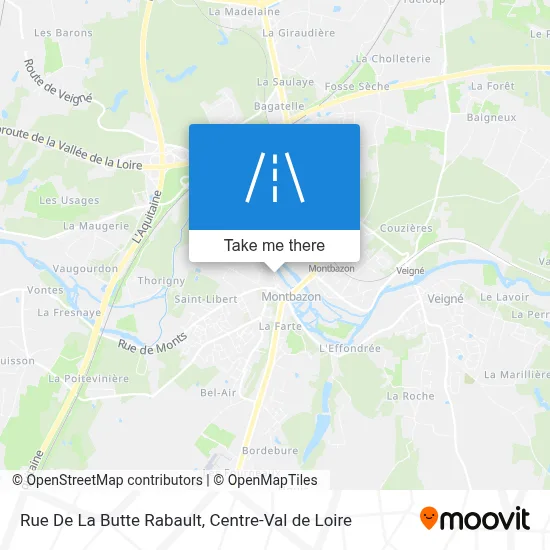 Rue De La Butte Rabault map