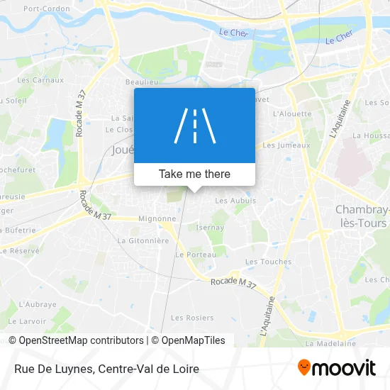 Rue De Luynes map