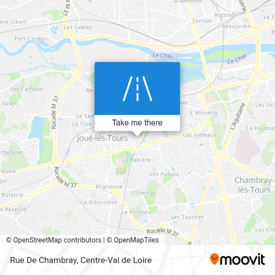 Rue De Chambray map