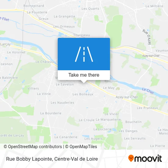 Rue Bobby Lapointe map