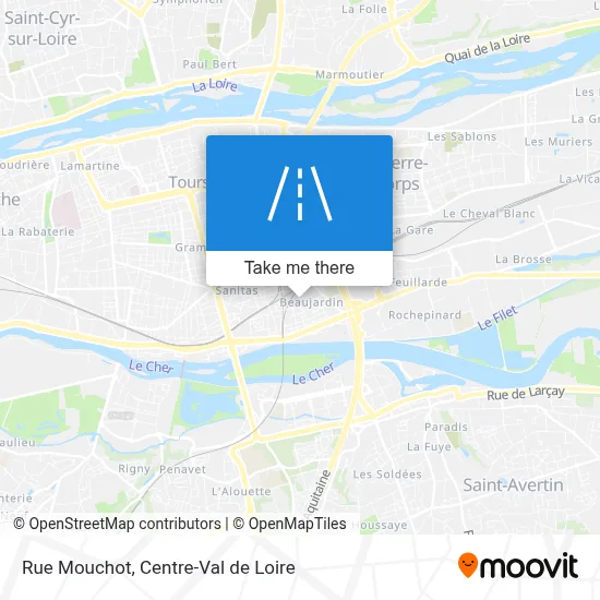 Rue Mouchot map