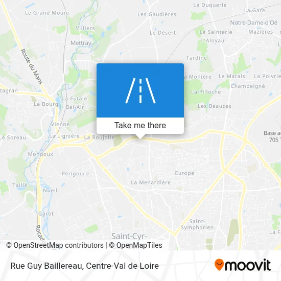 Rue Guy Baillereau map
