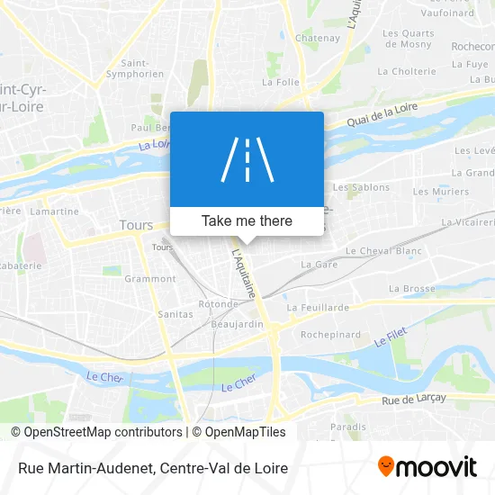 Rue Martin-Audenet map