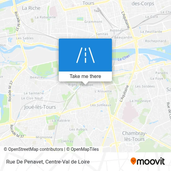 Rue De Penavet map