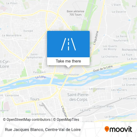 Rue Jacques Blanco map