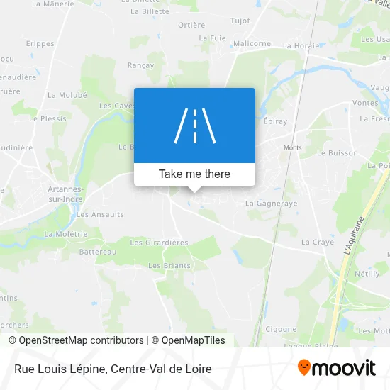 Rue Louis Lépine map