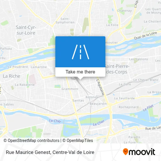 Rue Maurice Genest map