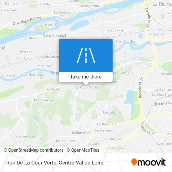Rue De La Cour Verte map