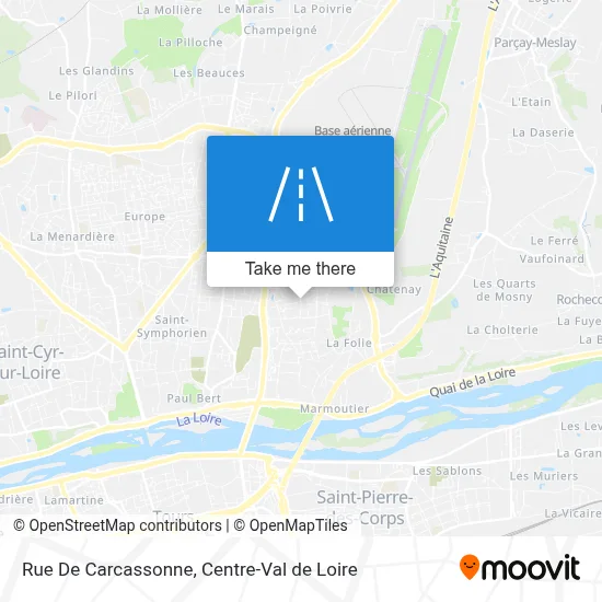Rue De Carcassonne map