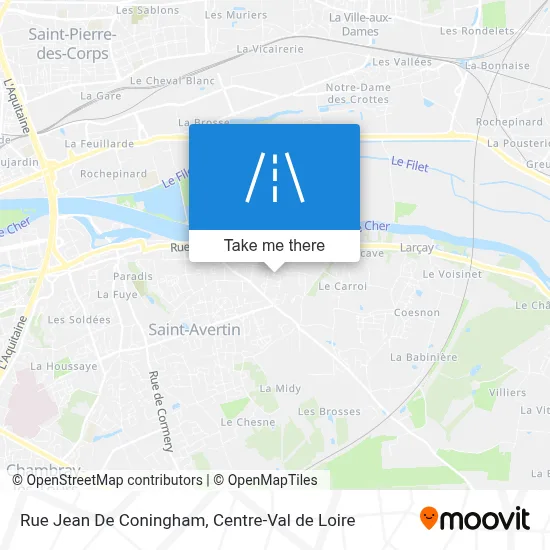 Rue Jean De Coningham map