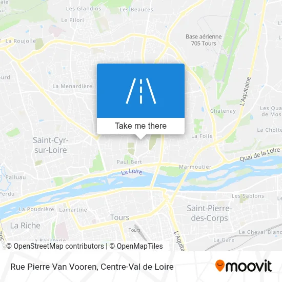Rue Pierre Van Vooren map