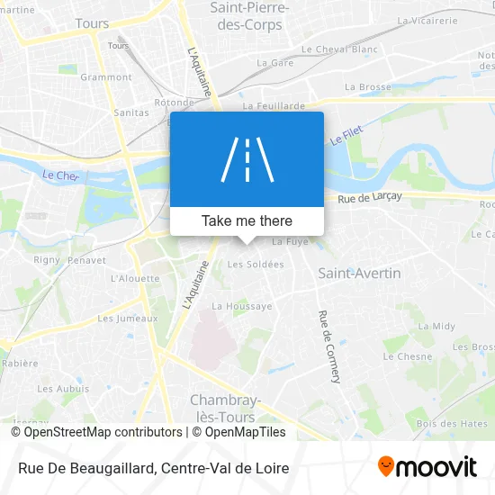Rue De Beaugaillard map